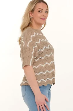 Zavanna Alma genser Beige/off-white Best