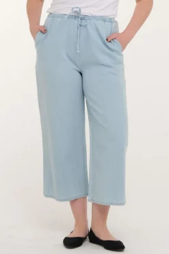 Zavanna Cissy capribukse Lys blå denim Outlet