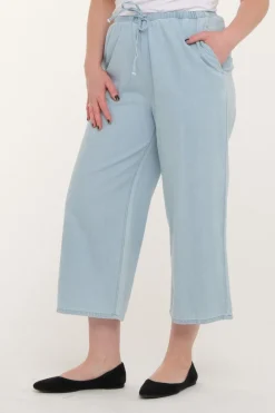 Zavanna Cissy capribukse Lys blå denim Outlet