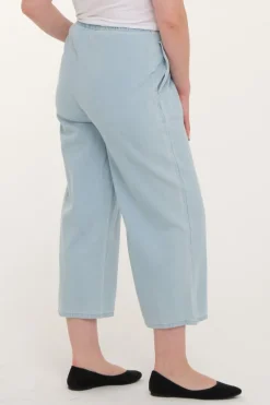 Zavanna Cissy capribukse Lys blå denim Outlet