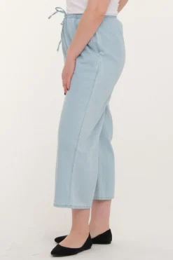 Zavanna Cissy capribukse Lys blå denim Outlet