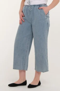 Zavanna Cissy capribukse Blå denim Outlet