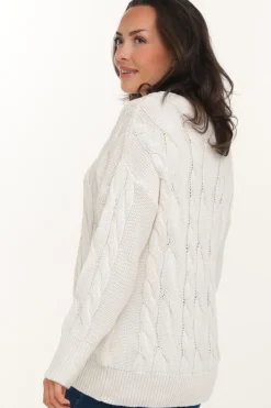 Zavanna Farida cardigan Off-white Clearance