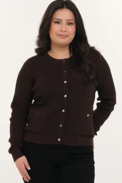 Zavanna Fatima cardigan brun Discount