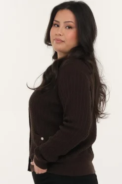 Zavanna Fatima cardigan brun Discount