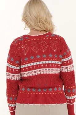 Zavanna Florentina cardigan Rød Hot