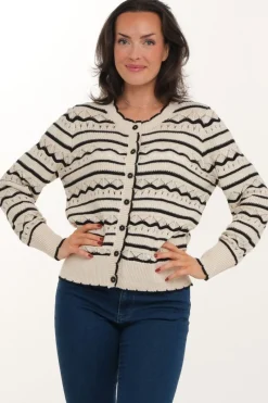 Zavanna Florentina cardigan Sand/sort Hot