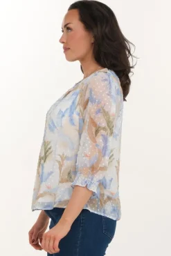 Zavanna Hazel bluse Blå Clearance