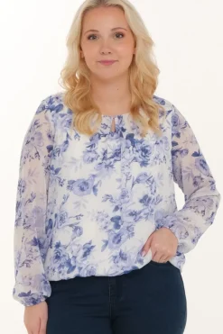 Zavanna Helmine bluse Blå Clearance