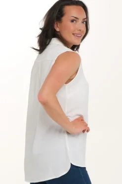 Zavanna Henrikke skjorte Offwhite Clearance