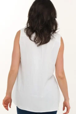 Zavanna Henrikke skjorte Offwhite Clearance