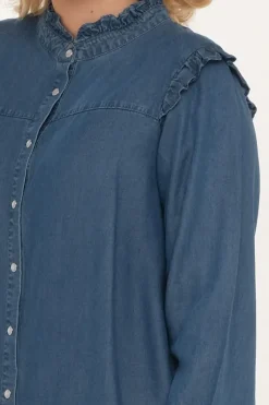 Zavanna Hortensa bluse Blå denim Clearance
