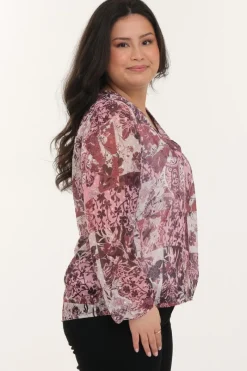 Zavanna Hulda bluse Plomme Best