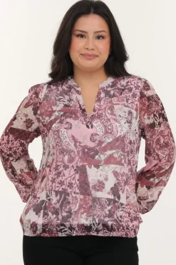 Zavanna Hulda bluse Plomme Best