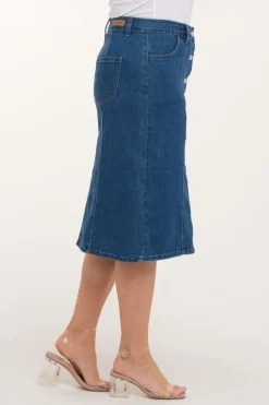 Zavanna Iben denim skjørt Blå denim Best