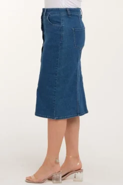 Zavanna Iben denim skjørt Blå denim Best