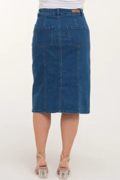 Zavanna Iben denim skjørt Blå denim Best