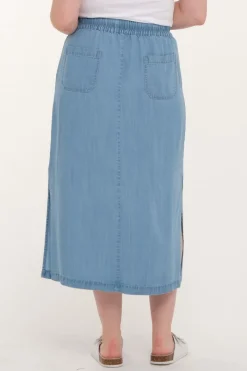 Zavanna Ida skjørt Lys blå denim Online