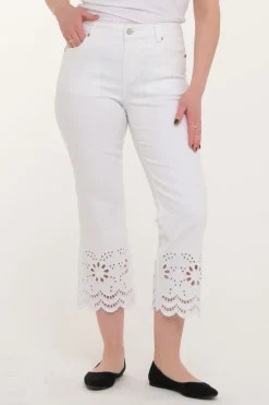 Zavanna Julie cropped bukse Hvit Hot