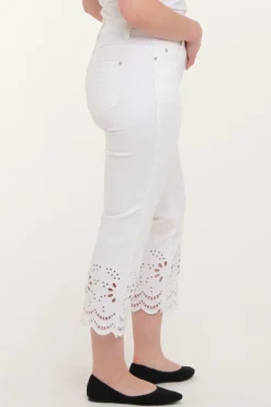 Zavanna Julie cropped bukse Hvit Hot
