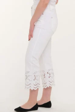 Zavanna Julie cropped bukse Hvit Hot