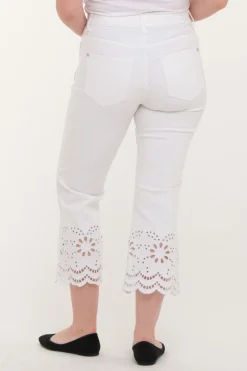 Zavanna Julie cropped bukse Hvit Hot