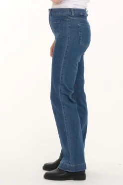 Zavanna Norna bootleg jeans Blå denim Online