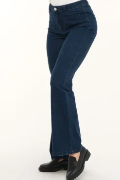 Zavanna Norna bootleg jeans Mørk blå denim Hot