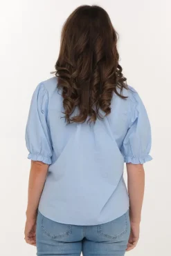 Zavanna Octavia bluse Lys blå Discount