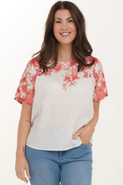Zavanna Olette bluse Korall Sale
