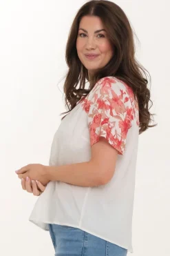 Zavanna Olette bluse Korall Sale