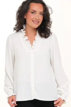 Zavanna Olise bluse Offwhite Online