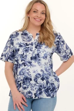 Zavanna Oprah bluse Blå Clearance