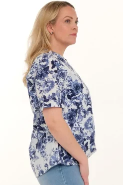 Zavanna Oprah bluse Blå Clearance