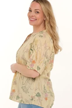 Zavanna Oprah bluse Gul Online