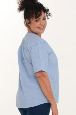 Zavanna Orakel bluse Lys blå Hot