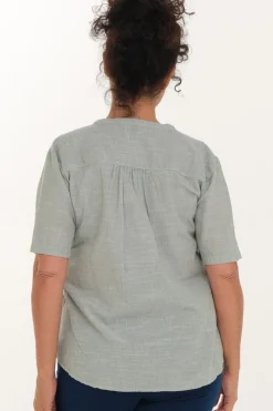 Zavanna Orakel bluse Lys oliven Clearance