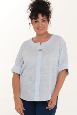 Zavanna Otea bluse Lys blå