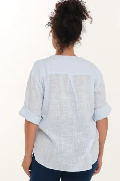 Zavanna Otea bluse Lys blå