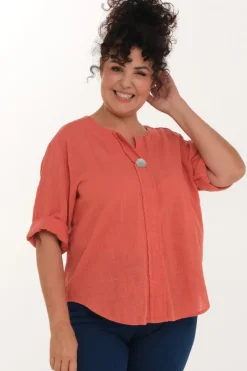 Zavanna Otea bluse Aprikos Discount