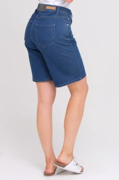 Zavanna Pauline denim bermudashorts Blå denim Online