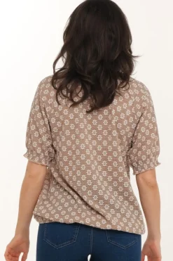 Zavanna Shio topp Beige Online