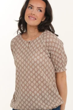 Zavanna Shio topp Beige Online