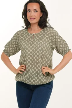 Zavanna Shio topp Oliven New