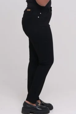 Zavanna Siri basic comfort stretch jeans Sort New