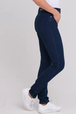 Zavanna Siri basic jeans Mørk blå denim Outlet
