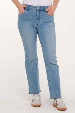 Zavanna Siri bootleg jeans Lys blå denim Online