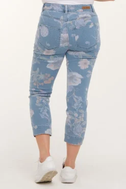 Zavanna Siri denim capri Lys blå denim Online