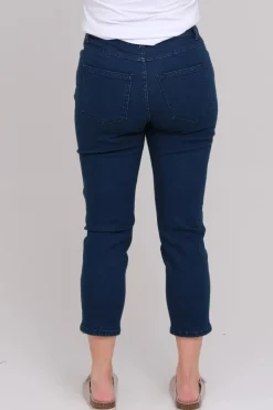 Zavanna Siri denim capri Mørk blå denim New