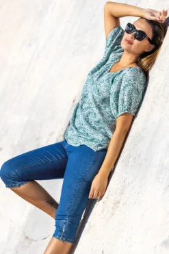 Zavanna Siri denim pirat Blå denim Outlet
